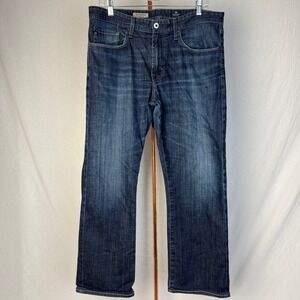 AG The Protégé Size 34 x 34 Straight Leg Jeans Men Dark Wash Denim Modern Casual